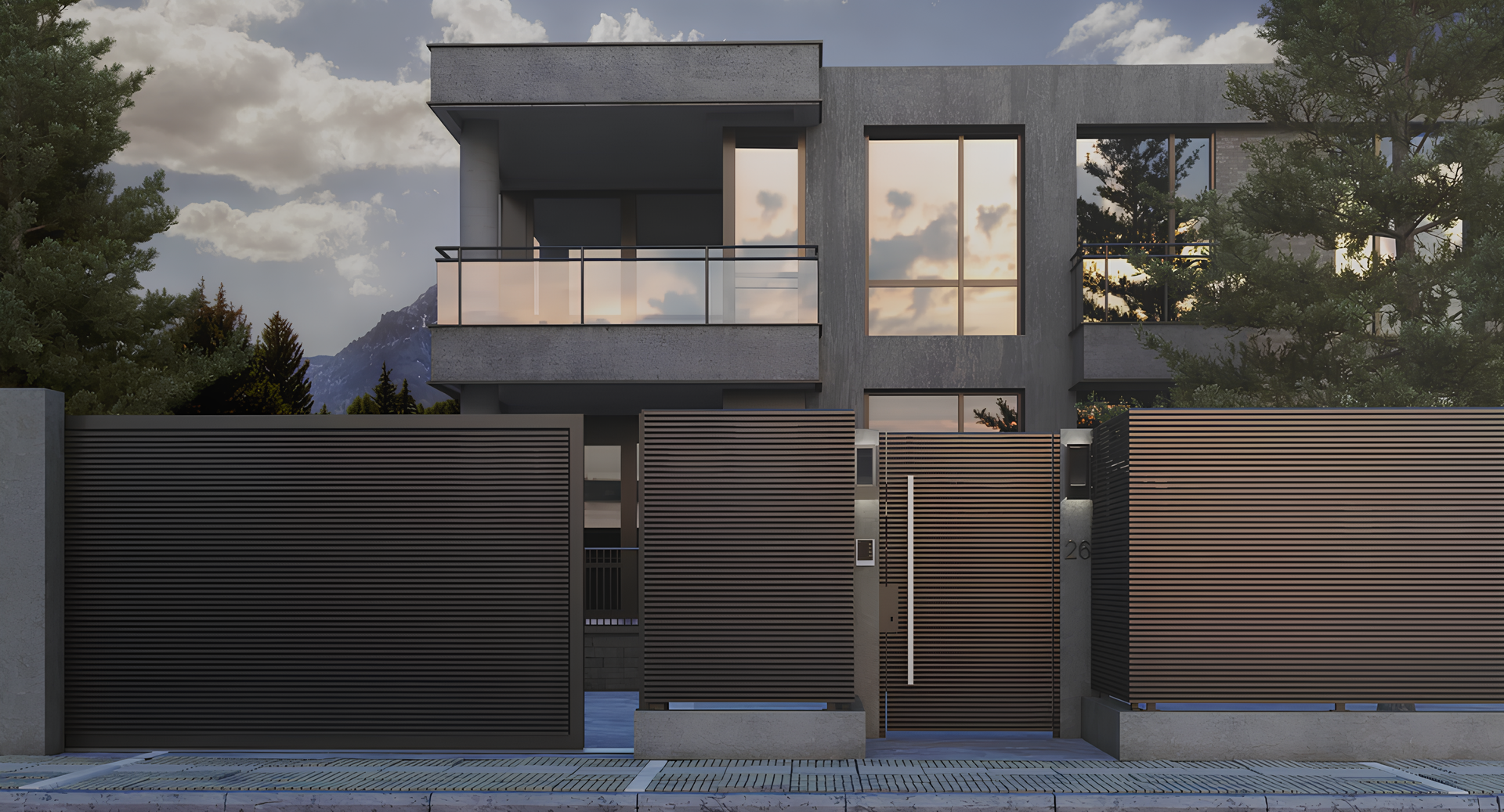 Bahçe kapısı ve çitler