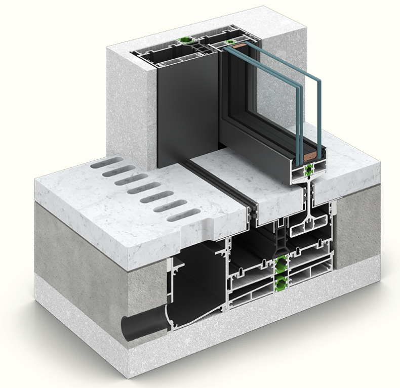 SL 55 İNFİNİTY MİNİMAL SÜRGÜLÜ SİSTEM