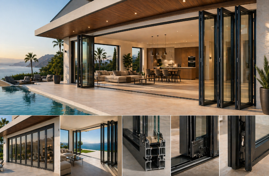 Isı Yalıtımlı Katlanır Kapı Sistemleri